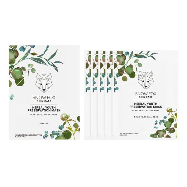 SNOW FOX SKINCARE Face Pack (5 Per Box) (Herbal Youth)