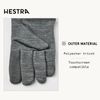 Hestra Touch Point Warmth Liner - Machine Washable, Touch Screen Compatible Liner for Additional Layering Or As A Thin Glove - Grey - 8