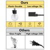 G40 String 25LED Lights 25FT Warm Dimmable Switch Control Patio Yard Party Decor