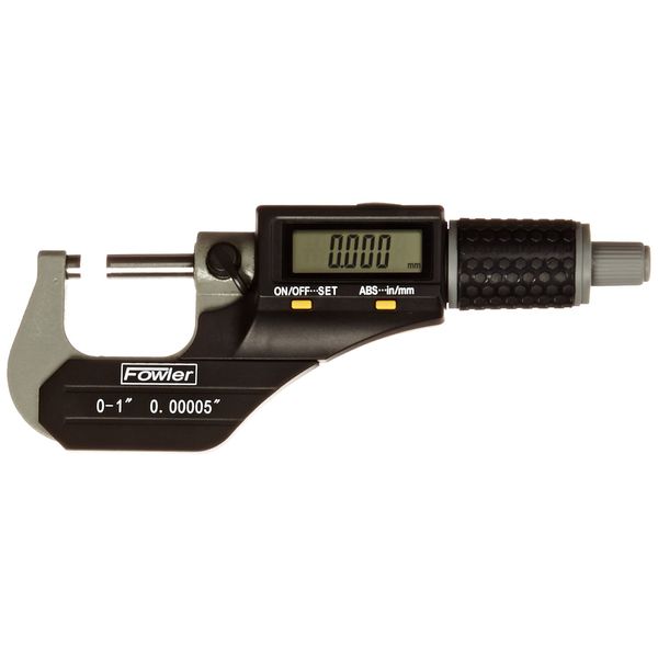 Fowler 54-870-001-0, Xtra-Value Ii Digital Micrometer With 0-1"/25MM Measuring Range