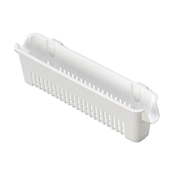 Dish Drying Rack for Kitchen Knives, Includes 2 Hooks, White