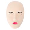 Silicone Tattoo Mannequin Head, 5D Tattoo Practice Permanent Makeup Microblading Skin for Beauty Salon Beginners Eyebrows Lips Training(2#)
