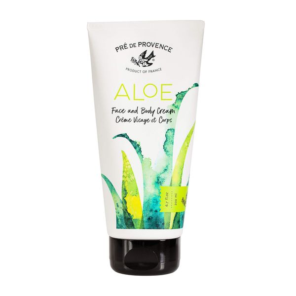 Organic Aloe Collection Hydrating Face and Body Cream (6.7oz), Fresh Cucumber Scent