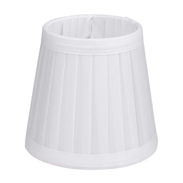 Frcolor Lamp Shade Replacement Lamp Shade Light Cover Cloth Table Lamp Home Atmosphere Decorative Lamp Shade (White)