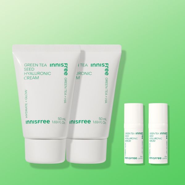 [Kim Na-young Cosmetics] Innisfree Green Tea Seed Hyaluronic Acid Cream 50mL (Tube Type) 2ea