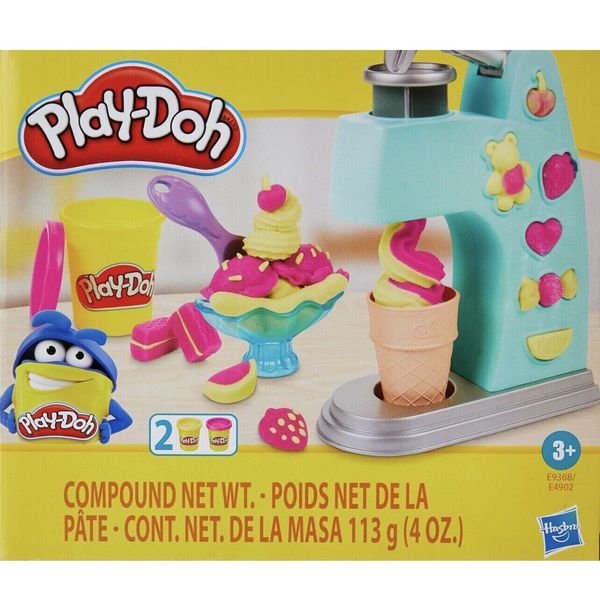 Play-Doh Mini Ice Cream Playset 7 piece kit Creative Imagination NEW