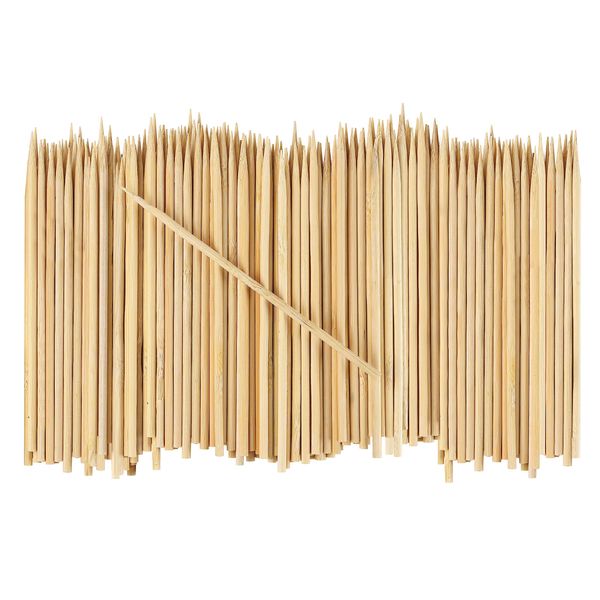 [100 Count] 6 Inch Bamboo Skewers for Kabob, Grilling, Fruits, Appetizers, and Cocktails…