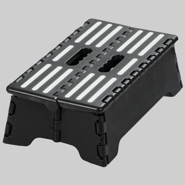 Portable Folding Step Stool, 5 Inch Lightweight Anti-Skid Stepping Stool, Non...