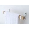 POSH LIVING 41368 Towel Bar, White, S