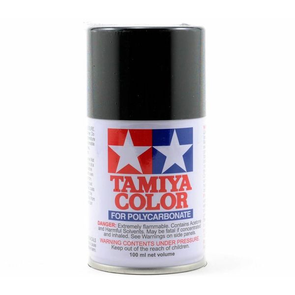 Tamiya 86005 PS-5 Black Lexan Spray Paint (3oz)