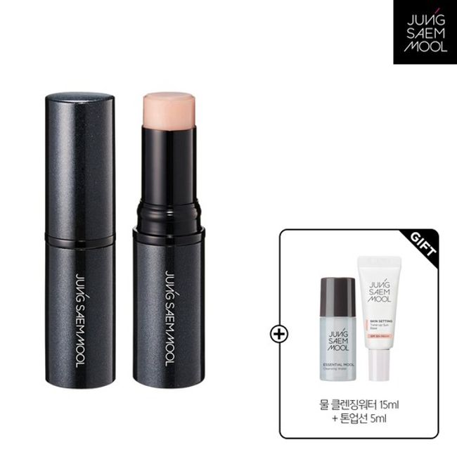 JUNGSAEMMOOL Essential Mool Stick Glow + Mool Cleansing Water 15ml + Skin Setting Tone-up Sun Base 5ml