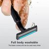 Disposable Razors in Bulk, Bulk Razors with Knife Cap, Black, Individually Packaged Disposable Razors Bulk with Shaving Cream for Hotels, Nursing Homes, Shelters, Homeless, Charities ( pack-30)