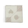 Barefoot Dreams CozyChic Cuddle Receiving Blanket, Cream-Stone, 30"x30"