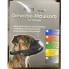 Pet Dog Breathable Nylon Muzzle Adjustable Anti-lick /Biting, Black L (German)