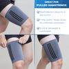 Thigh support sleeve by Kedley | Elastic compression band ideal for pulled hamstring, strained or bruised muscles, quad injuries Medium/Large