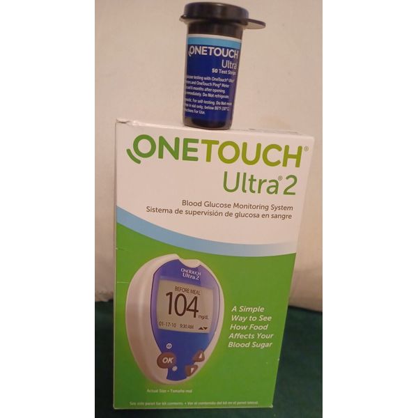 One Touch Ultra 2 Blood Glucose Monitoring System W/50 Test strip