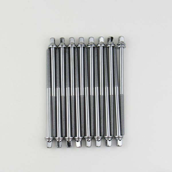 16 Drum Tension Rods 100mm (4") with Washers Chrome Finish (16PCS/PACK) 