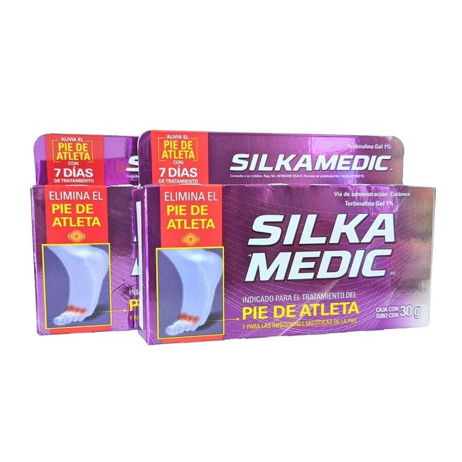 2 PACK!! Silka Medic Mexico 30g  Elimina El Pie De Atleta