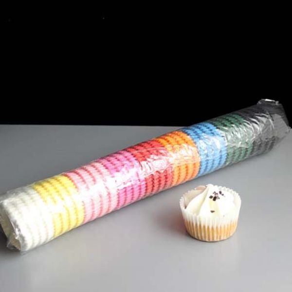 Mixed Colour Market Mini Muffin or Mini Cupcake Cases, Pack of 540