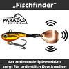 Paradox Fishing Infinity Jig Spinner Set of 5 8g - Spin Jig for Bass Fishing Bass Bait Zander Bait Pike Bait Spinner Bait Spinning Bait - Bass Bait