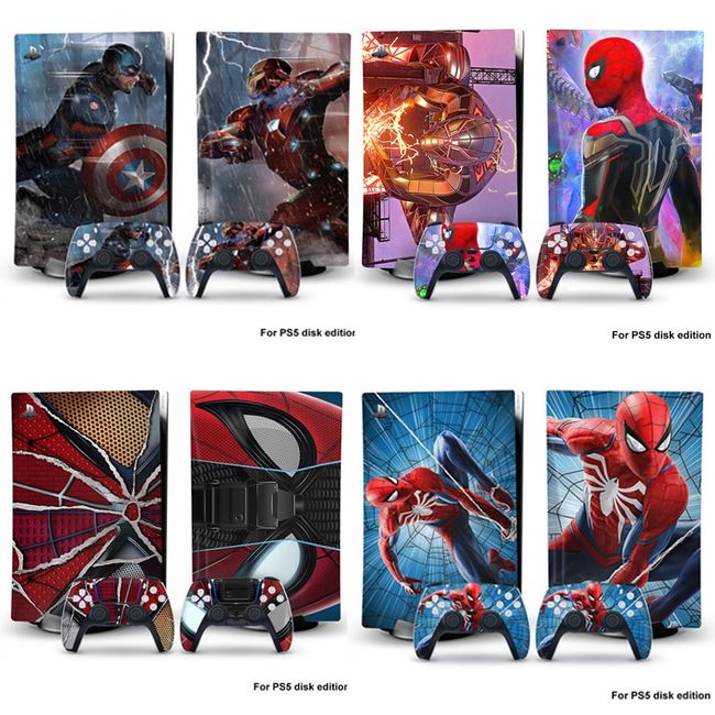 Ps5 Console Playstation 5 Skin, Spiderman Skin Playstation