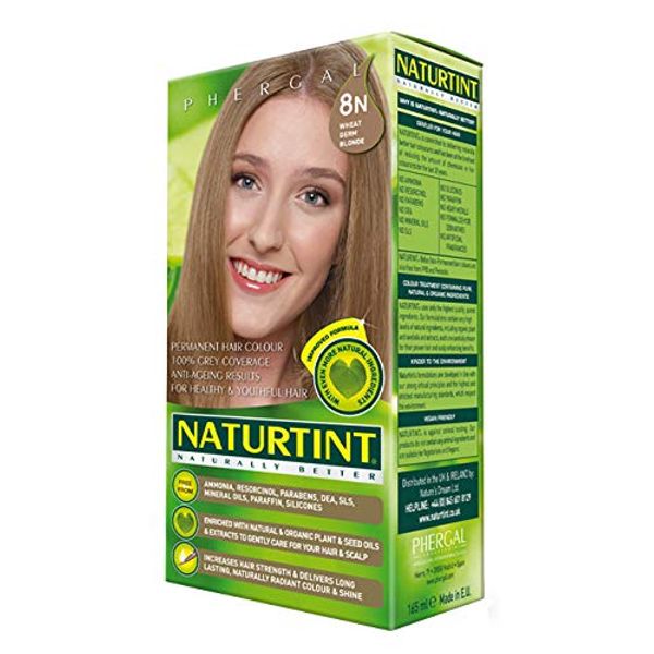 (4 PACK) - Naturtint - Hair Dye - 8N Wheatgerm Blonde | 135ml | 4 PACK BUNDLE