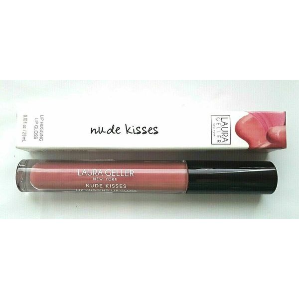 New Laura Geller Nude kisses Lip Hugging Gloss -  Skinny Dip (FULL SIZE)