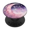 Pink Crescent Moon & Stars PopSockets Standard PopGrip