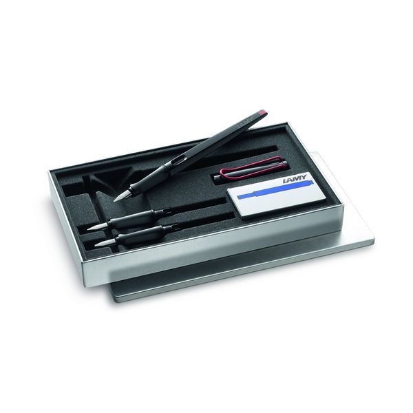 LAMY Joy Calligraphy Set in Black with Blue Ink Cartridges