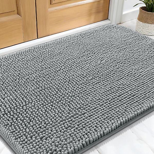 OLANLY Dog Door Mat for Muddy Paws 30X20, Absorbs Moisture and Dirt, Absorbent N