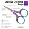 Small sharp scissors-Glexal 5 Inch Precision Scissors-2 pack,razor Sharp Blade Shears for craft embroidery sewing school office cutting…