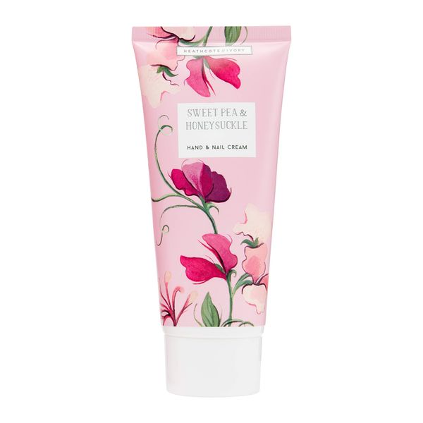 Heathcote & Ivory Sweet Pea & Honeysuckle Hand & Nail Cream, 100Ml