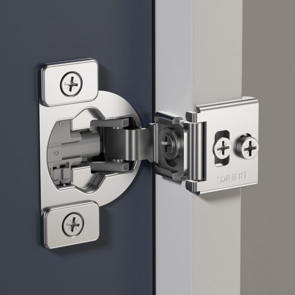 1 1/4'' Overlay Adjustable Soft Close, Concealed Cabinet Hinges - Pack of 30