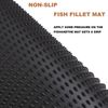 Nonslip Fish Fillet Mat with Cutting Board Extra Large 32.5"x15.7"  Rollable