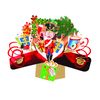 Second Nature Pop Ups Christmas Pop Up Nutcracker Card,XPOP034