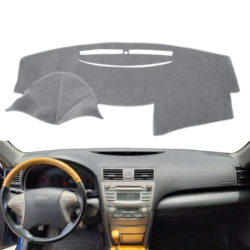 Fcovergurus Dash Cover Mat for Toyota Camry 2007 2008 2009 2010 2011, Dashboard Cover Pad Protector Without Dash Speakers (Grey) F27