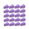 50pcs Boxes Mini Cake Boxes Mini Cupcake Boxes Cake Containers Fudge Box Cake Slice Boxes Small Baking Boxes Practical Sugar Container Candy Box for Party Triangle Cake Boxes
