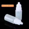 FWEEK 200PCS Plastic Dropper Bottles 10ml Small Empty Squeezable Dropper Bottle, White Translucent Eye Liquid Empty Dropper Bottles with Cap