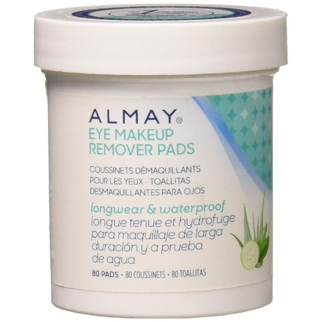 Moist Mall Almay Long Wear Waterproof Eye Makeup Remover Pads 80ea