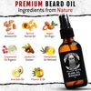 Mad Viking Beard Co. Premium Beard Oil for Men - Natural Beard Softener, Conditioner, and Skin Moisturizer - Reduces Beard Itch - For Thicker Looking Beards - Made in the USA (Fjord, 2oz Beard Oil Spray)