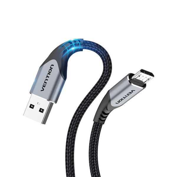 VENTION 3M Micro USB Cable for Kindle Fire Tablet, Nylon Braided Charger Cable for PS4 Xbox Controller
