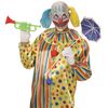 WIDMANN 00403 – Maske Psycho Clown mit Haar zweifarbig, Einheitsgröße
