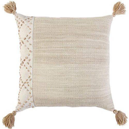 Rizzy Home Color Block 20" x 20" Poly Pet Pillow Cover Ivory/Blush