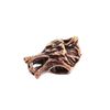 Windalf Hair & Beard ~ Vukar ~ H: 2 cm – Wolf Head – Bart Bead Mixed Large Hole – Bronze (APB41)