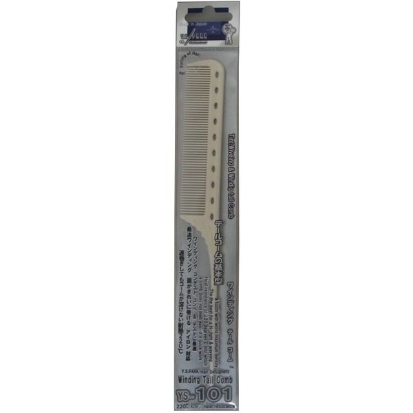 YS Park 101 Tail Comb - White