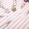 [Mini Pouch] Clear Pouch with Carabiner / Blue Coolier Accessory Case, Cute Goods, Mail Order