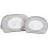 Mathilde M - 2 Assorted Toiletry Make-up Bags (Douce Arabesque)