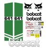 Bobcat 641 Melroe Skid Steer Set Vinyl Decal Sticker 3M - 25 PC