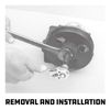 Powerbuilt Power Steering and Alternator Pulley Remove and Install Tool Set, ...