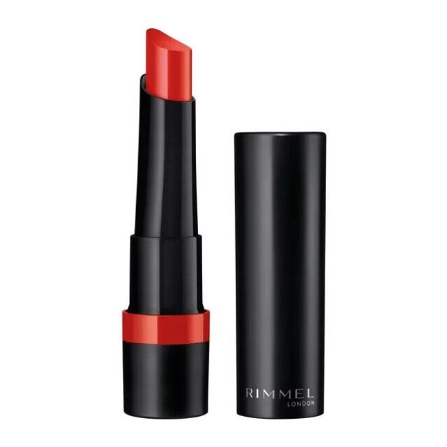 Rimmel Lasting Finish Extreme Lipstick, 610 LIT, Orange Red